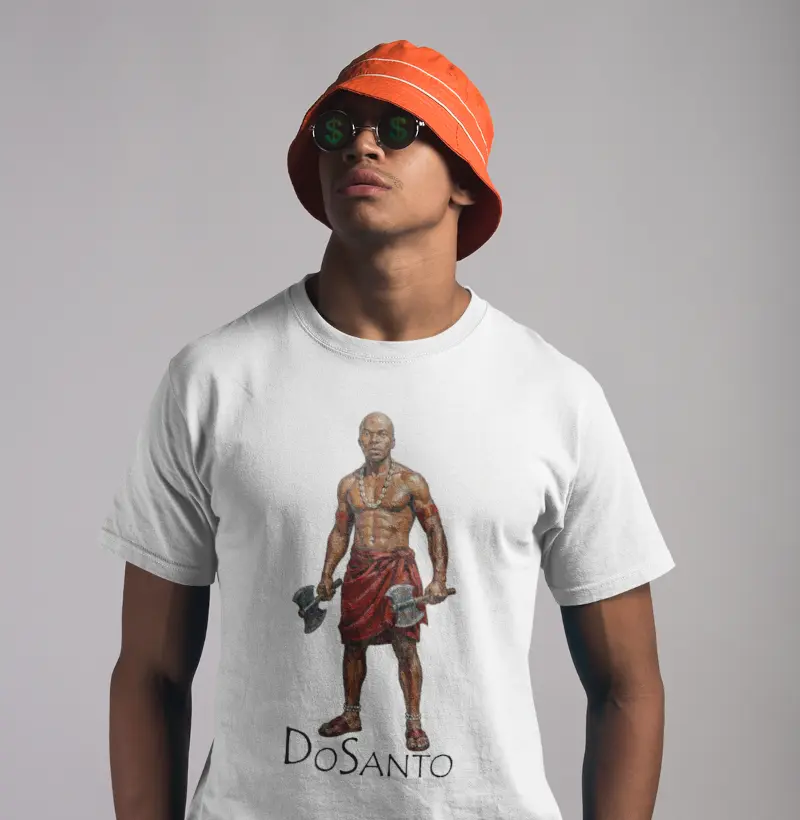 Xangô, pintura a óleo