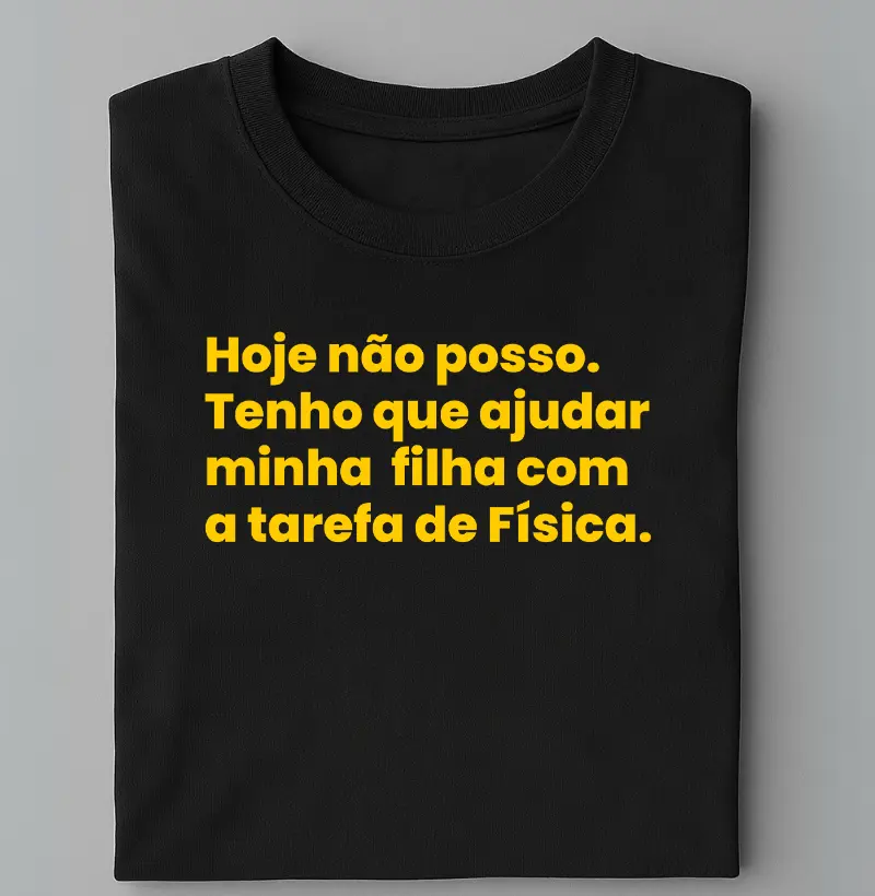 Tenho que ajudar minha filha com a Física