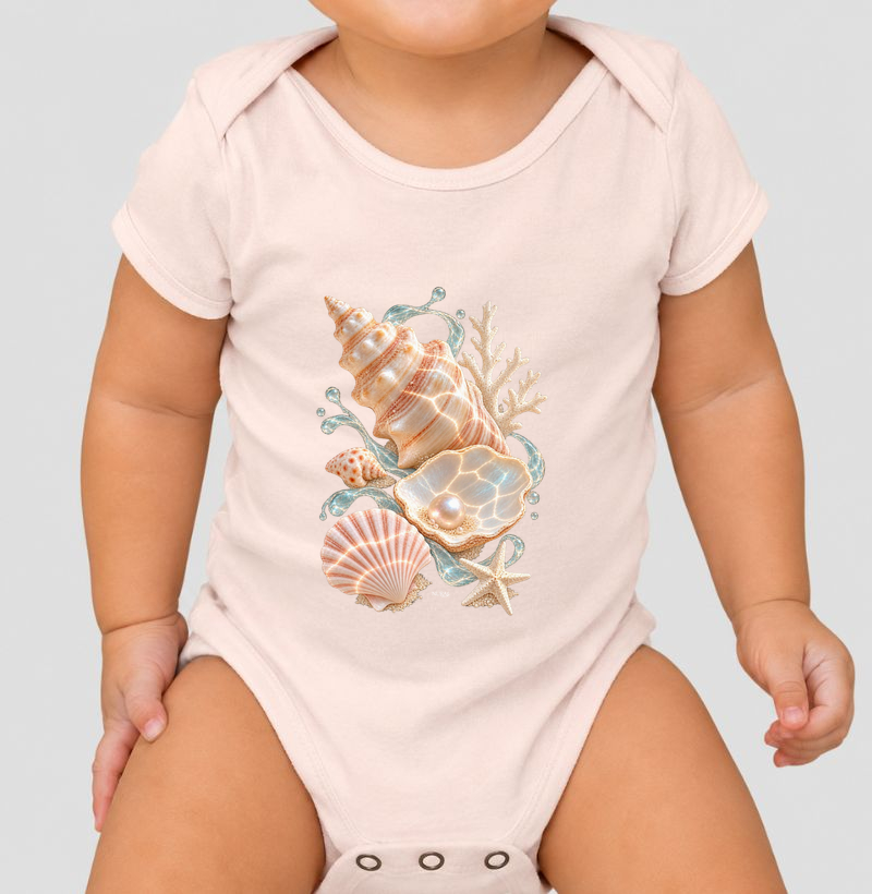 Pérolas do Mar - Body Infantil