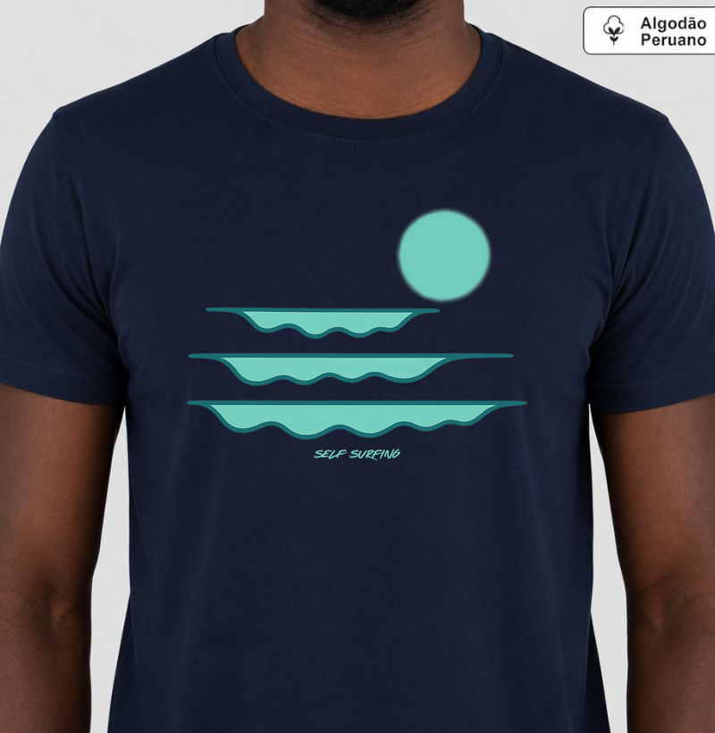 MINT HORIZON - Camiseta Algodão Peruano