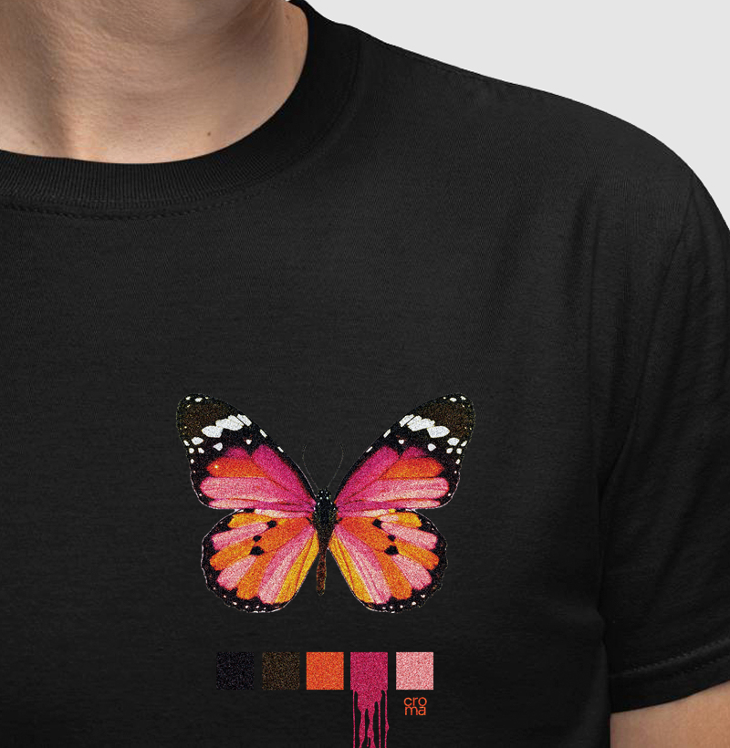Camiseta Regular Borboleta 2.1