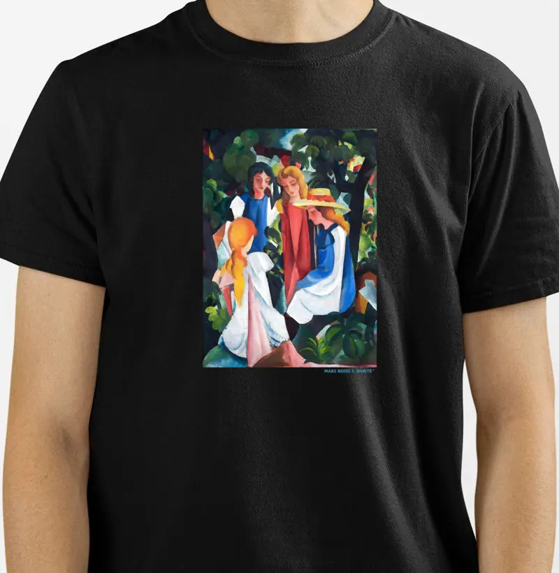 QUATRO GAROTAS (1912–1914) por August Macke.