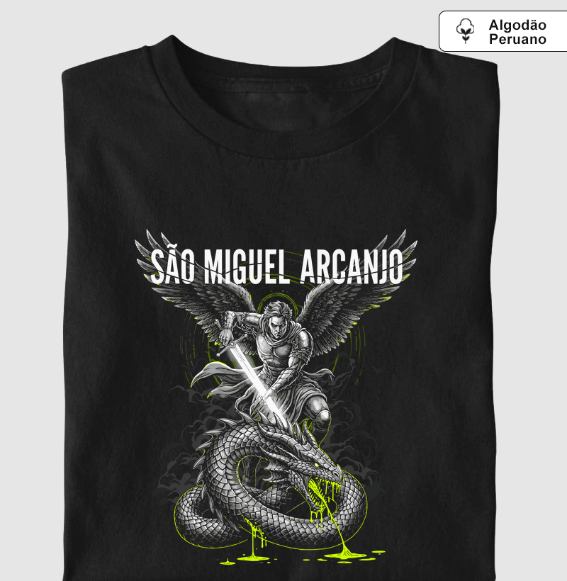 São Miguel Arcanjo Triunfante - Algodão Peruano