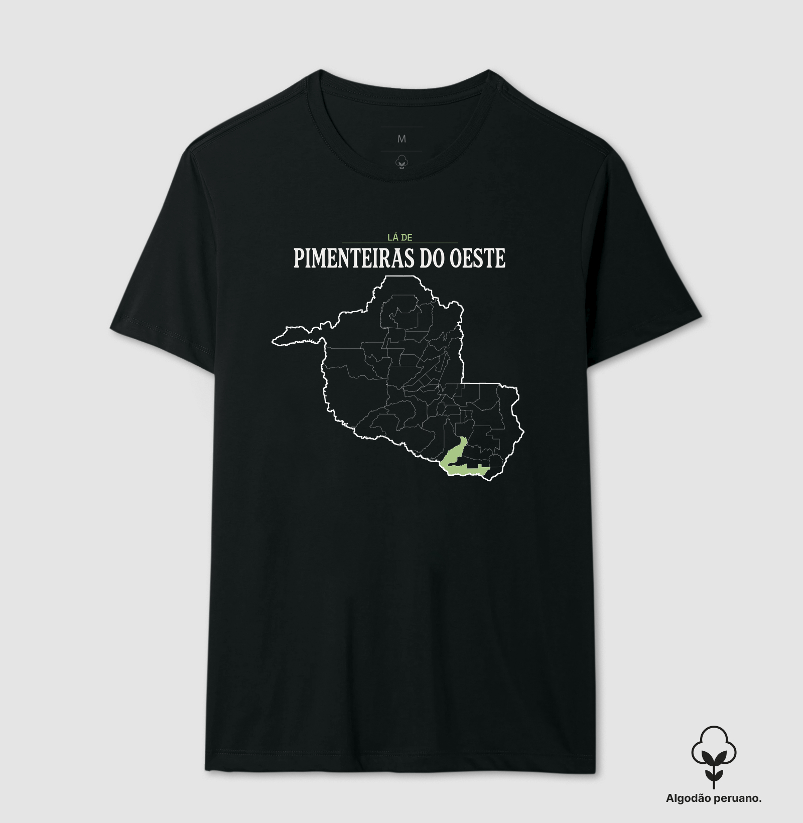 Pimenteiras do Oeste | Território RO - Camiseta Algodão Peruano