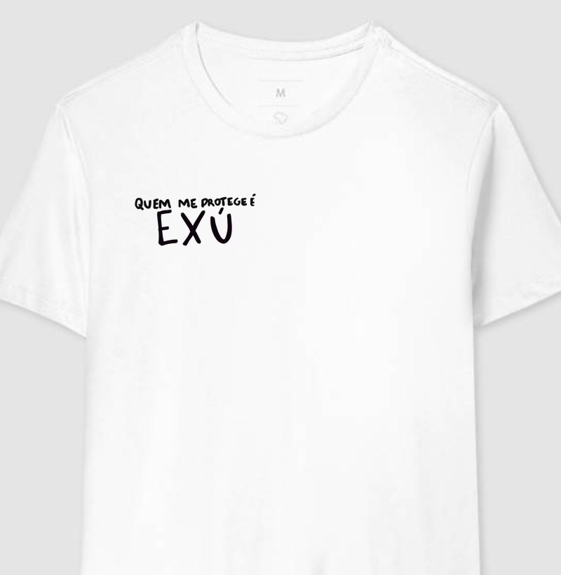 Quem me protege é Exú - Camisa Orixá Exú