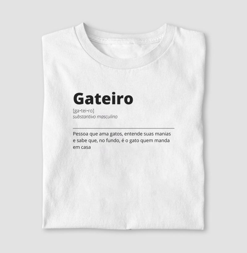 Definições - Gateiro - Camiseta