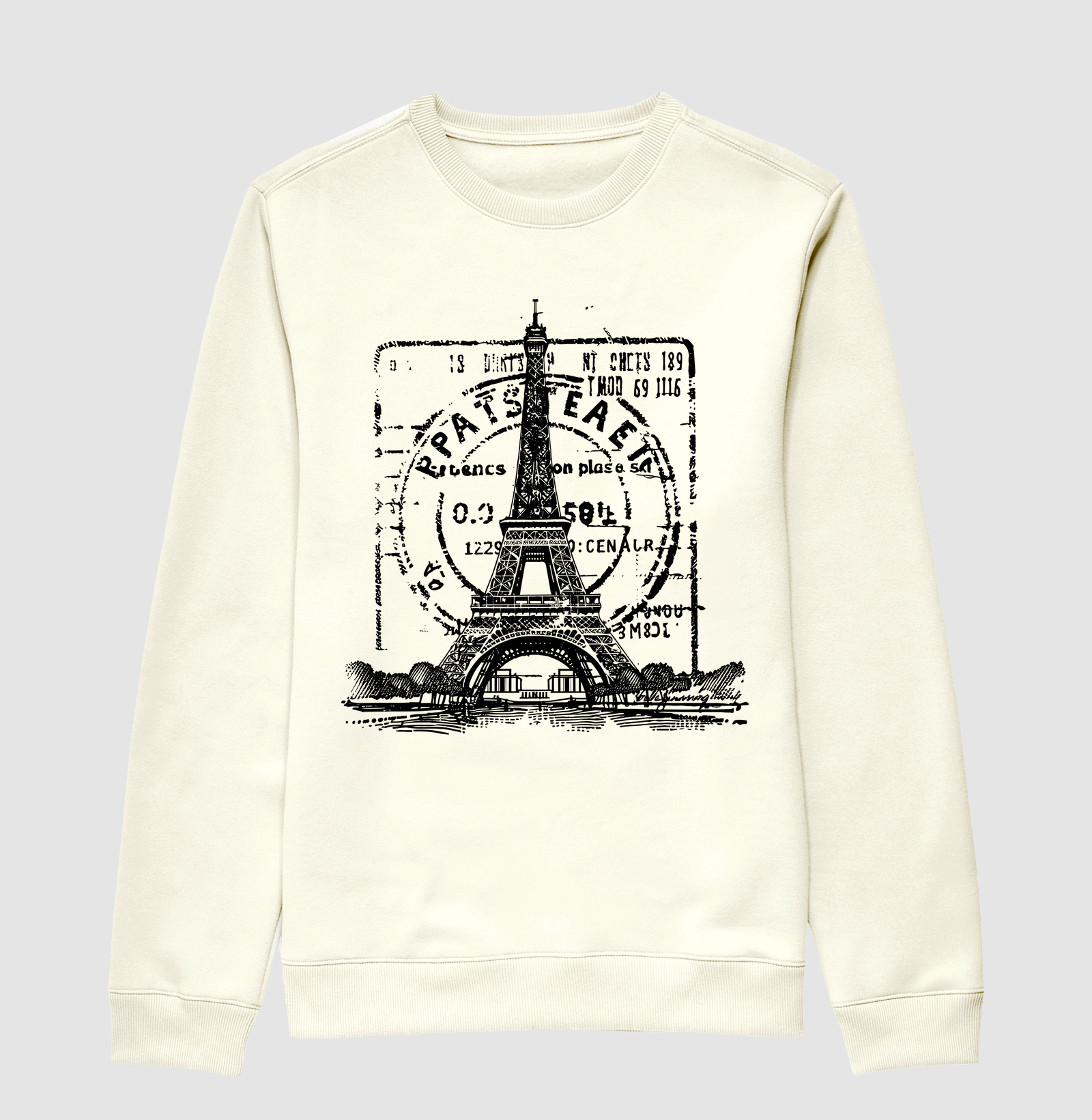 Camiseta Viagem - Carimbo Paris Eiffel