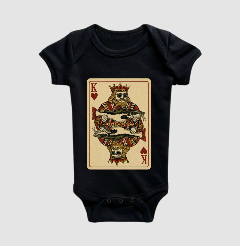 Rei da Pesca 🎣 - Body Infantil
