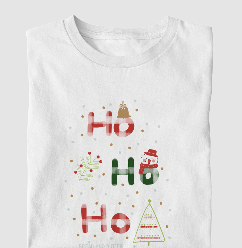 Camiseta Infantil Ho Ho Ho