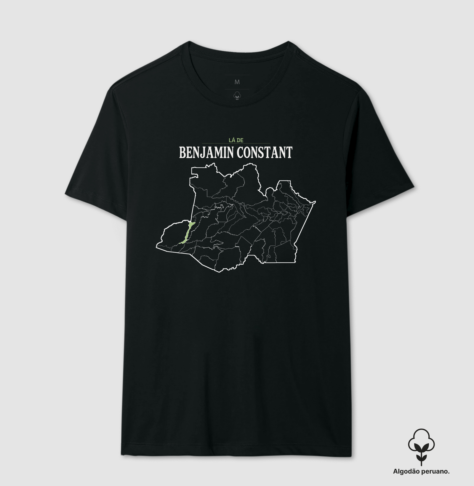Benjamin Constant | Território AM - Camiseta Algodão Peruano