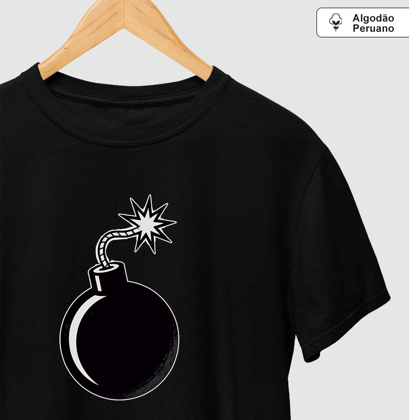 Camiseta Algodão Peruano Bomba! - Camiseta Algodão Peruano