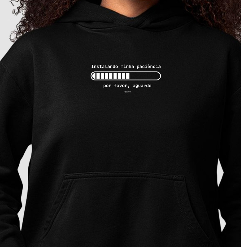 Instalando minha paciência, por favor , aguarde