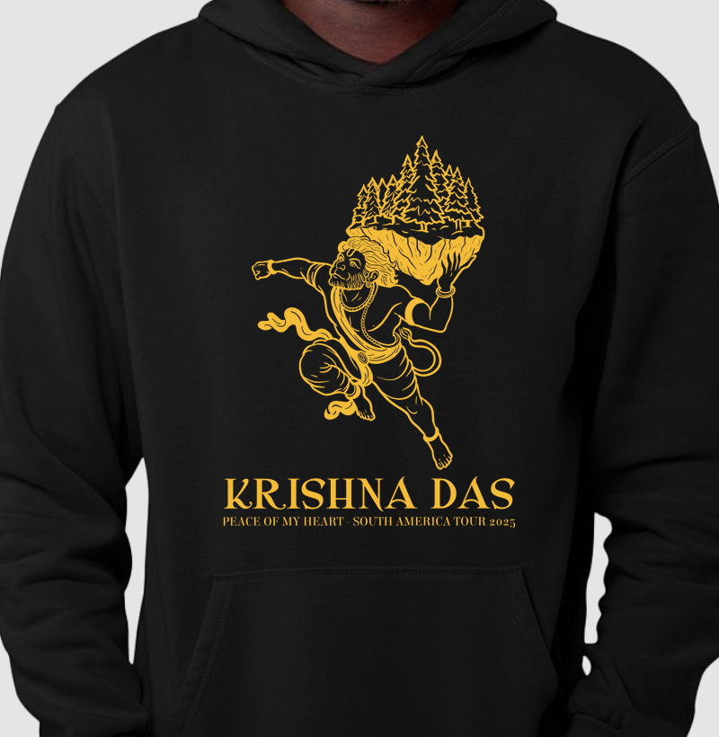 Hanuman Mountain - Moletom Hoodie - Estampa Amarela