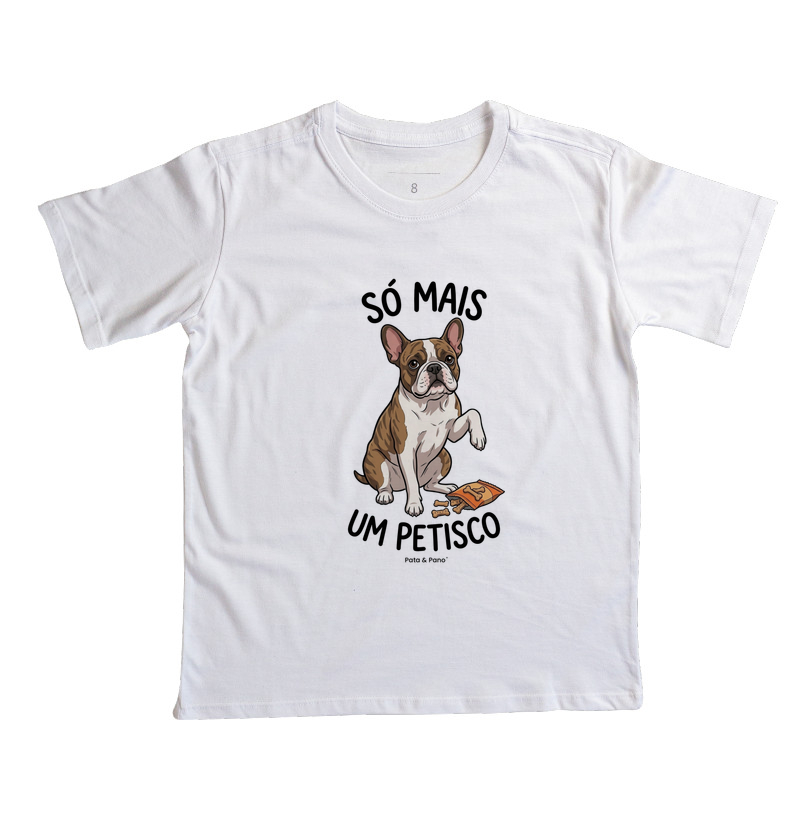 CAMISETA INFANTIL BULLDOGUE PETISCO