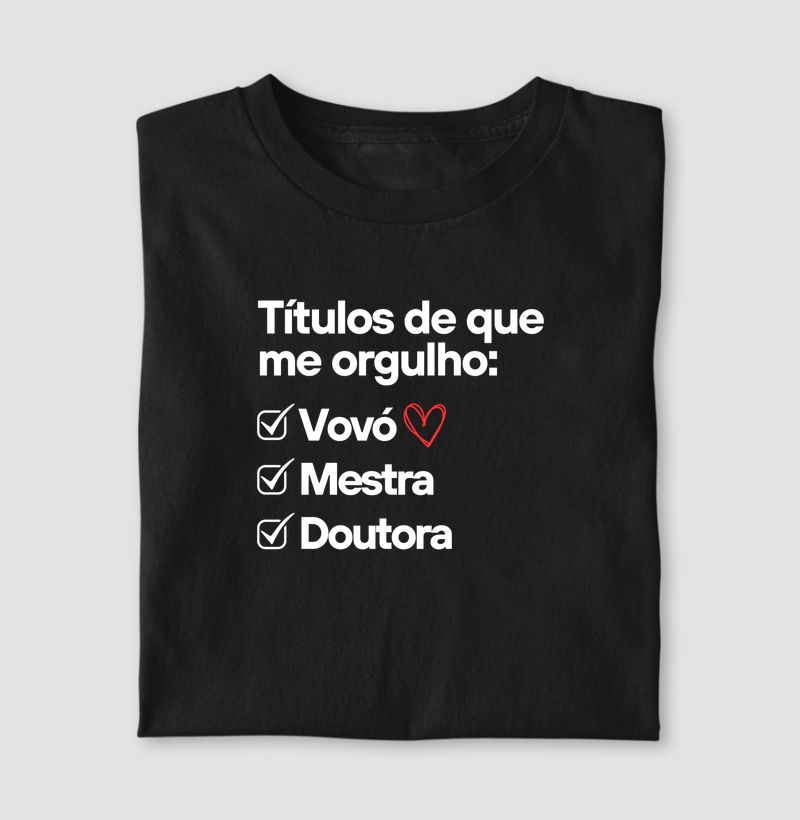 Títulos de que me orgulho: vovó