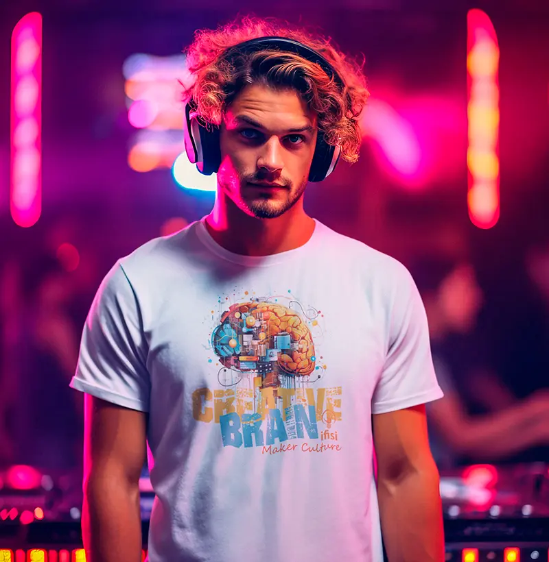 Estampa "Cérebro Criativo"