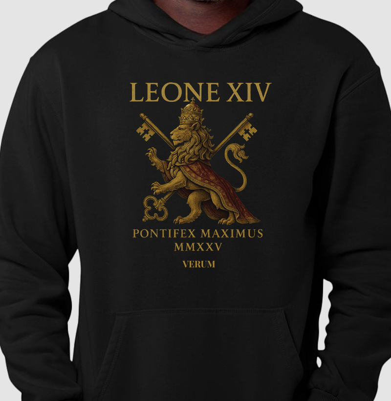 Moletom hoodie Papa Leão XIV