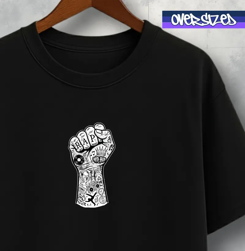 Punho Cerrado - RAP tattoo