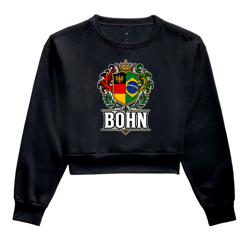 Bohn  - Cropped Moletom