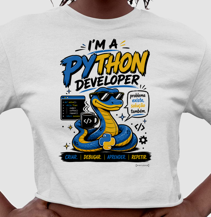 Cropped I’m a Python Developer — Problema Existe, Solução Também