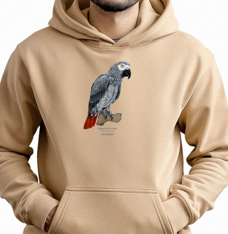Love Friends - Papagaio-do-congo - Moletom Hoodie