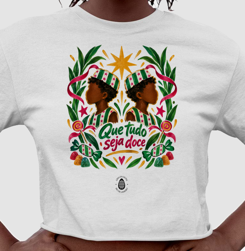 Cropped Que tudo seja doce - Cropped