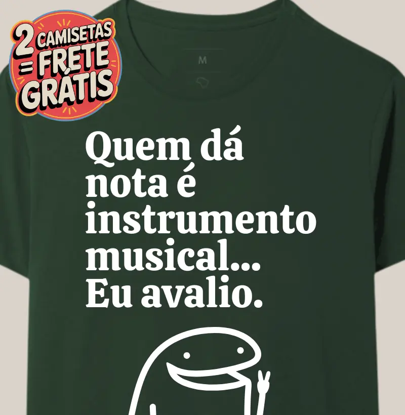 Camiseta Eu Avalio
