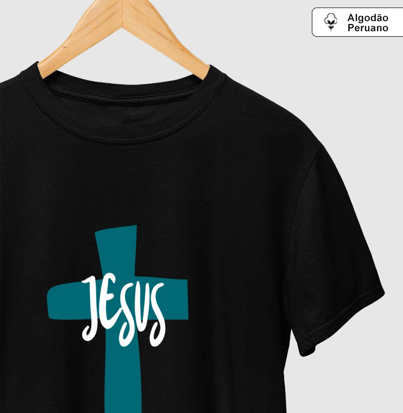 Camiseta Fé e Devoção (Algodão Peruano)
