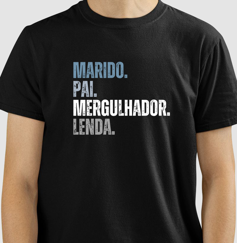 Marido Pai Mergulhador Lenda