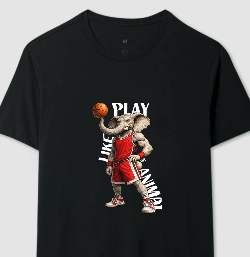 Camiseta Elefante Atleta - Play Like an Animal