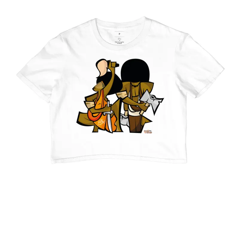 Cropped Iansã e Xangõ Colors Maria Patuá