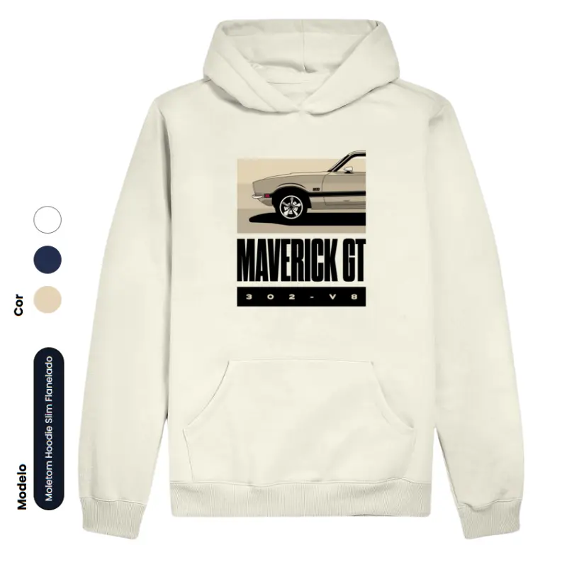 Maverick GT - moletom capuz e bolso