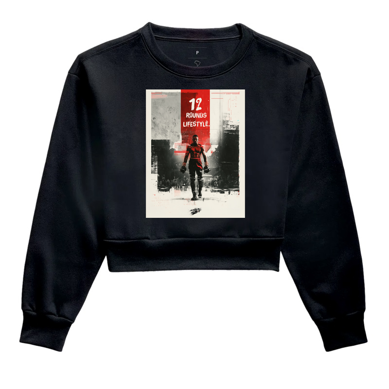 12 Rounds Lifestyle - Cropped Moletom