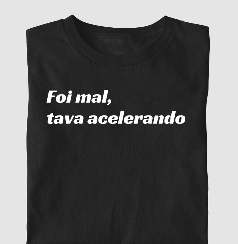 Foi mal, tava acelerando