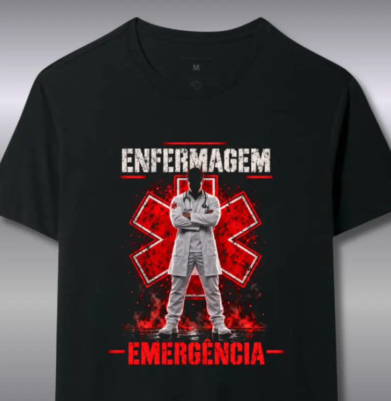 Enfermagem em Emergência - Homem Moreno