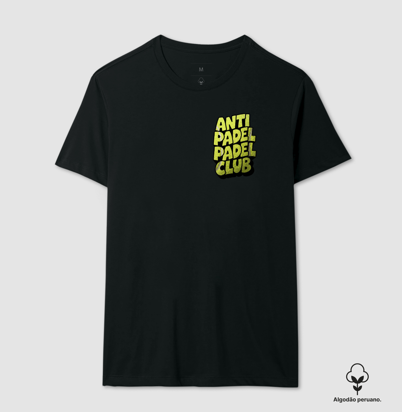 Camiseta Anti Padel Padel Club Textura Bolinha
