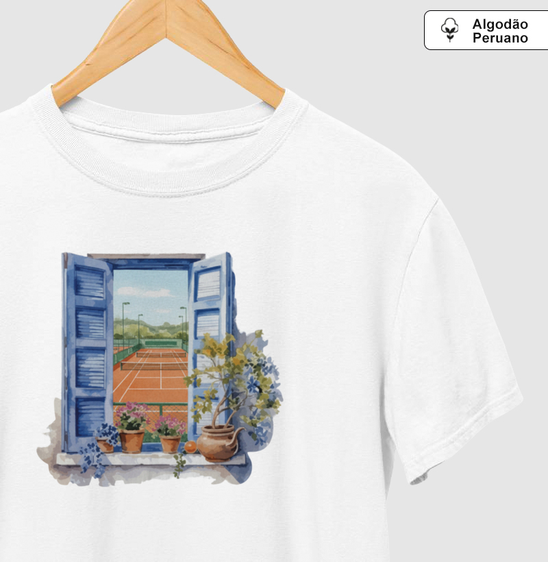 Vista do saibro - Algodão Premium Peruano