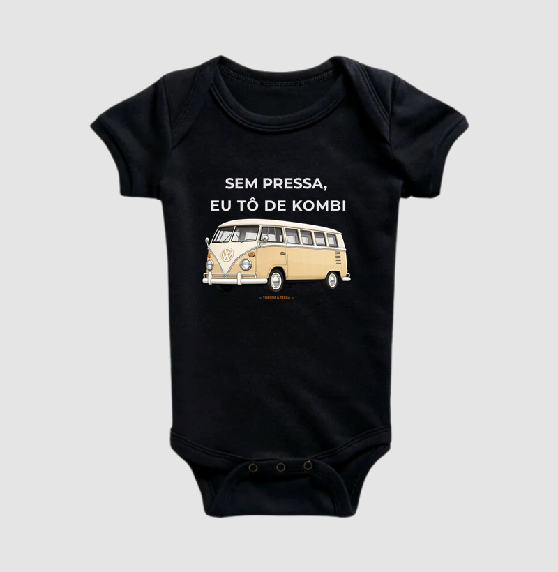 Sem pressa, eu tô de Kombi - bege