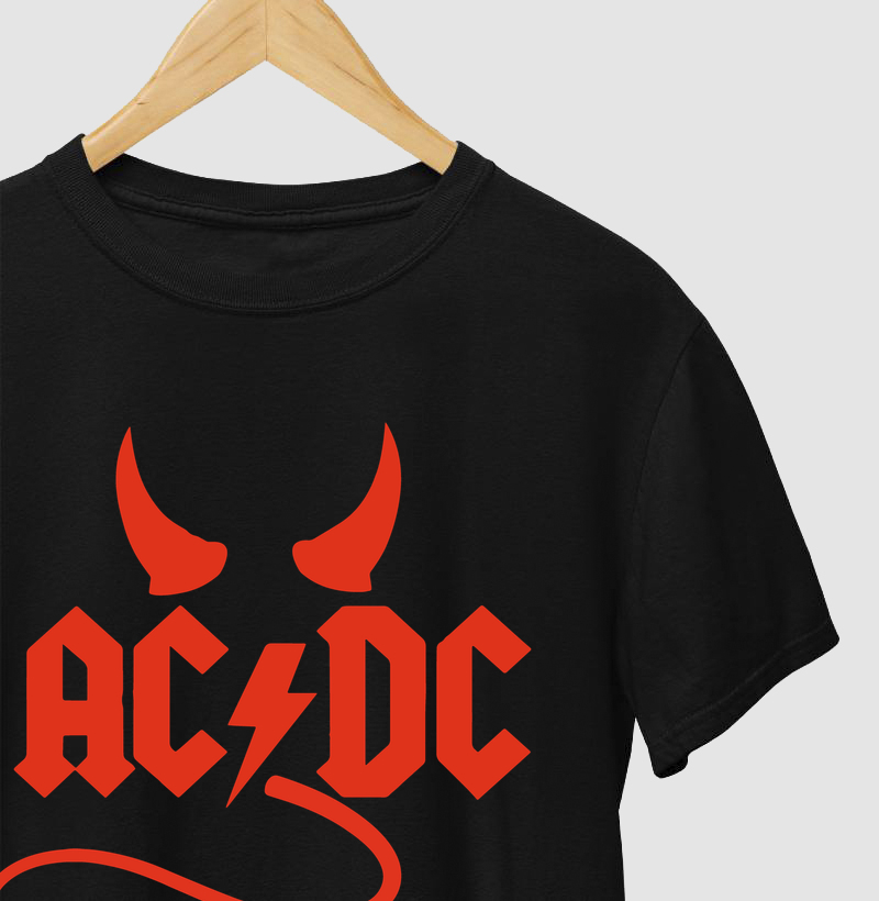 Camiseta AC/DC – Chifres & Rabo