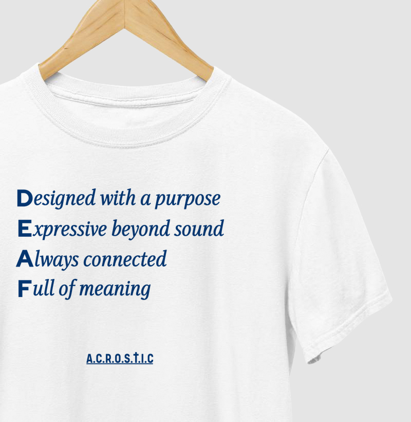 D.E.A.F | a.c.r.o.s.t.i.c