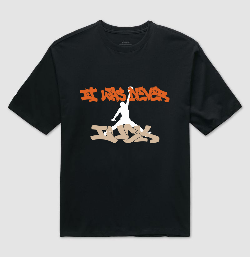 camiseta nunca foi sorte