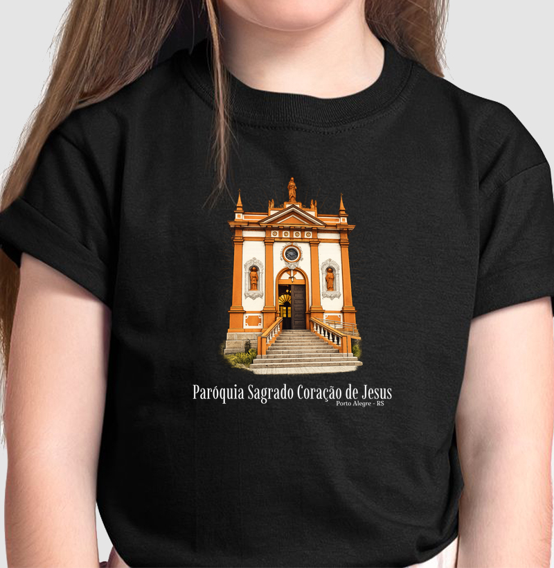 Camiseta Infantil Paróquia Sagrado Coração de Jesus (Porto Alegre - RS)