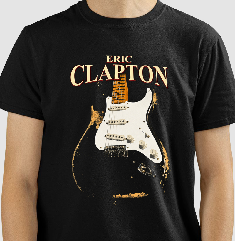 Camiseta Guitar Clapton