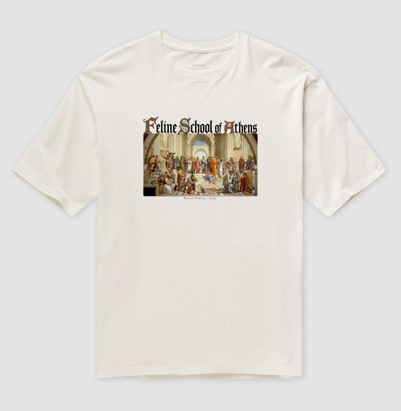 Feline School of Athens - Rafael Sanzio