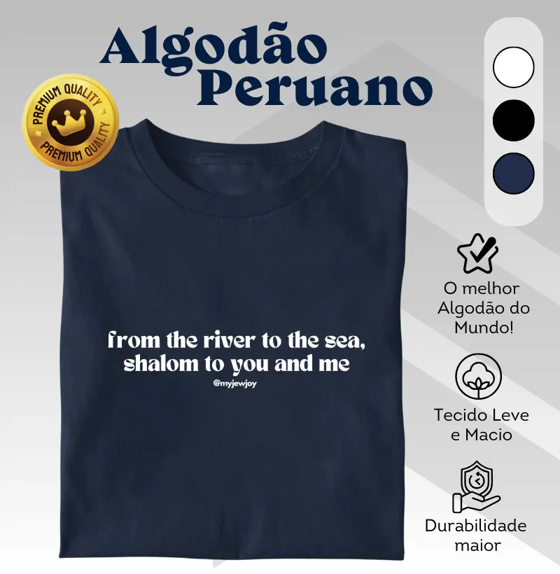 From the river to the sea, shalom to you and me