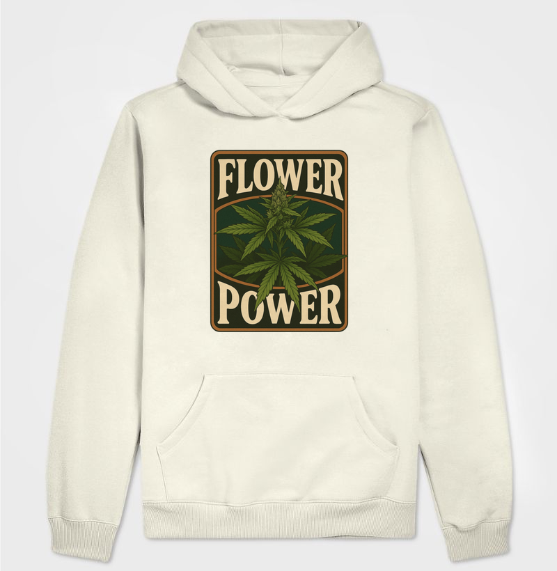 Hoodie moletom - Flower Power