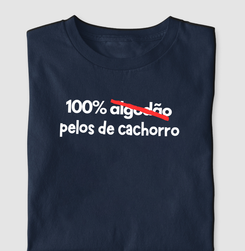 100% pelos de cachorro