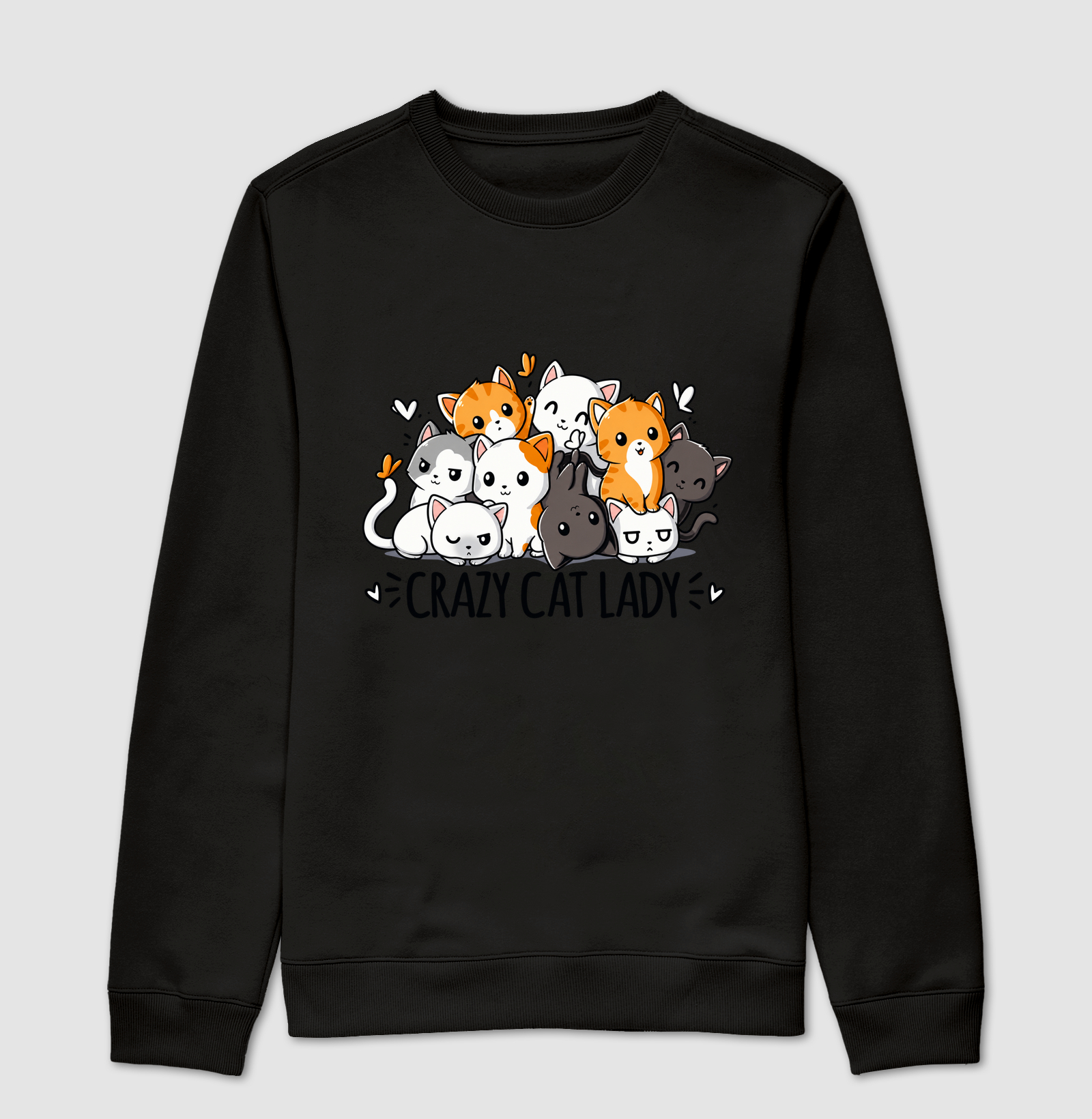 Crazy Cat Lady - Suéter Moletom