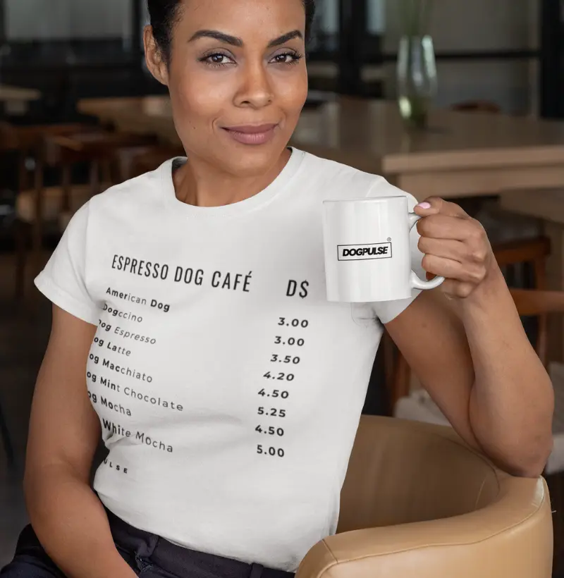 Camiseta Dog Pulse Pawsitivity Collection – Coffee and dogs