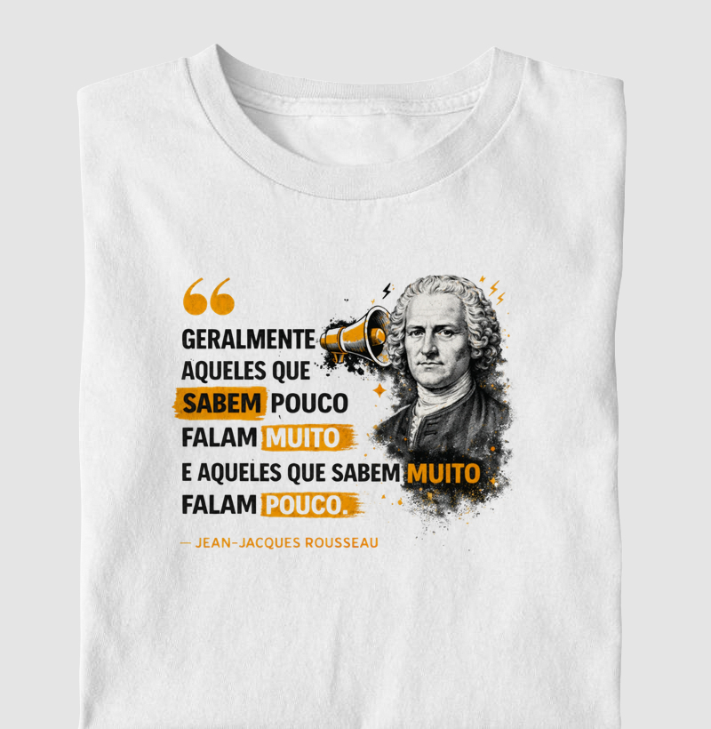 Filosodia de Jean-Jacques Rousseau - Camiseta
